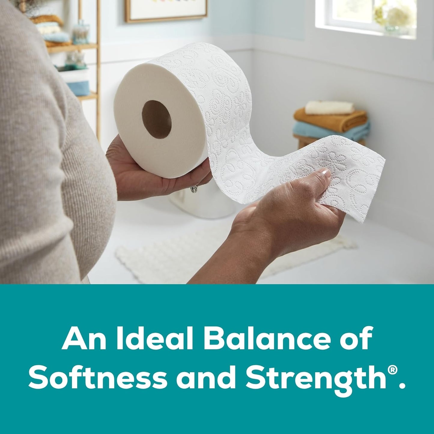 Angel Soft Toilet Paper, 24 Super Mega Rolls = 144 Regular Rolls, Soft and Strong Toilet Tissue