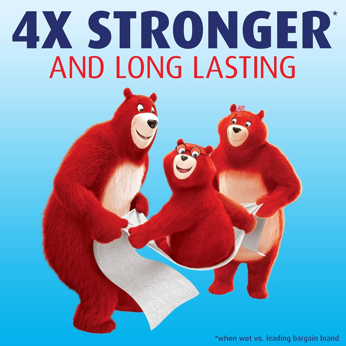 Charmin Ultra Strong Clean Touch Toilet Paper, 18 Family Mega Rolls = 90 Regular Rolls